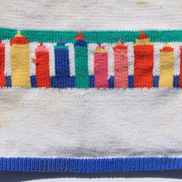 Color pencil cardigan