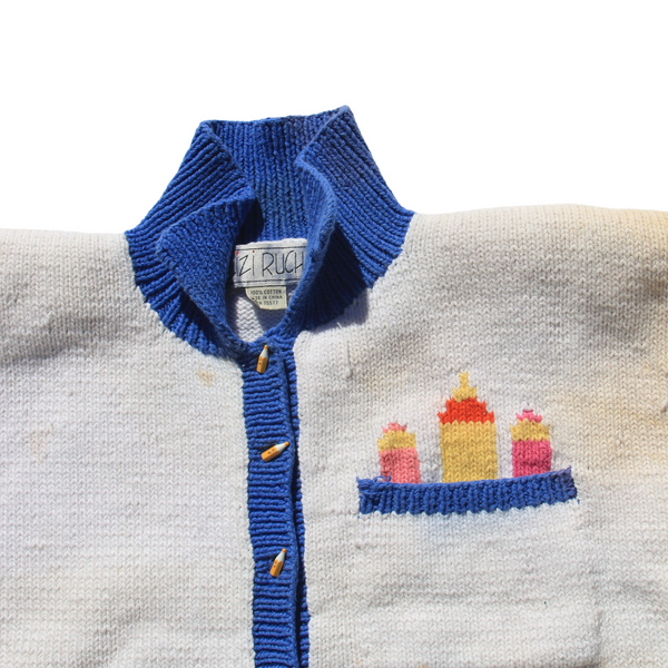 Color pencil cardigan