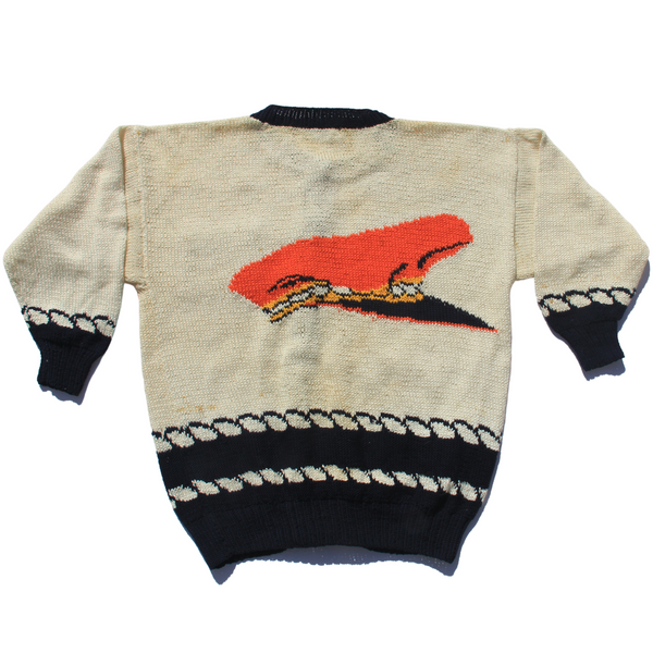 Cream navy gold button down