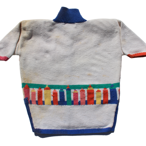 Color pencil cardigan