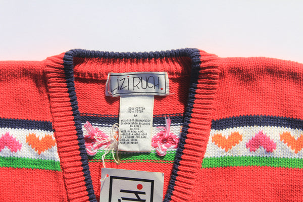 Red tennis sweater vest