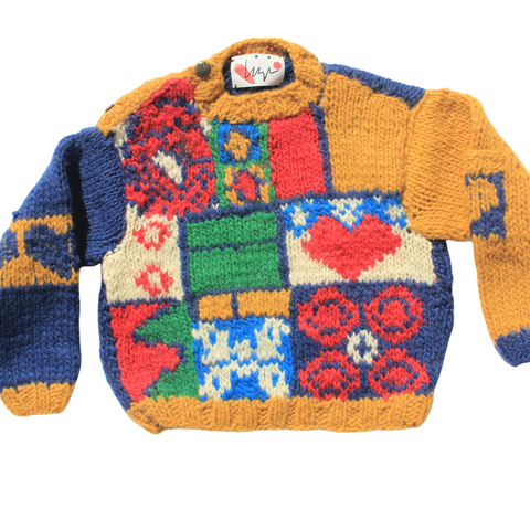 Patchwork pullover