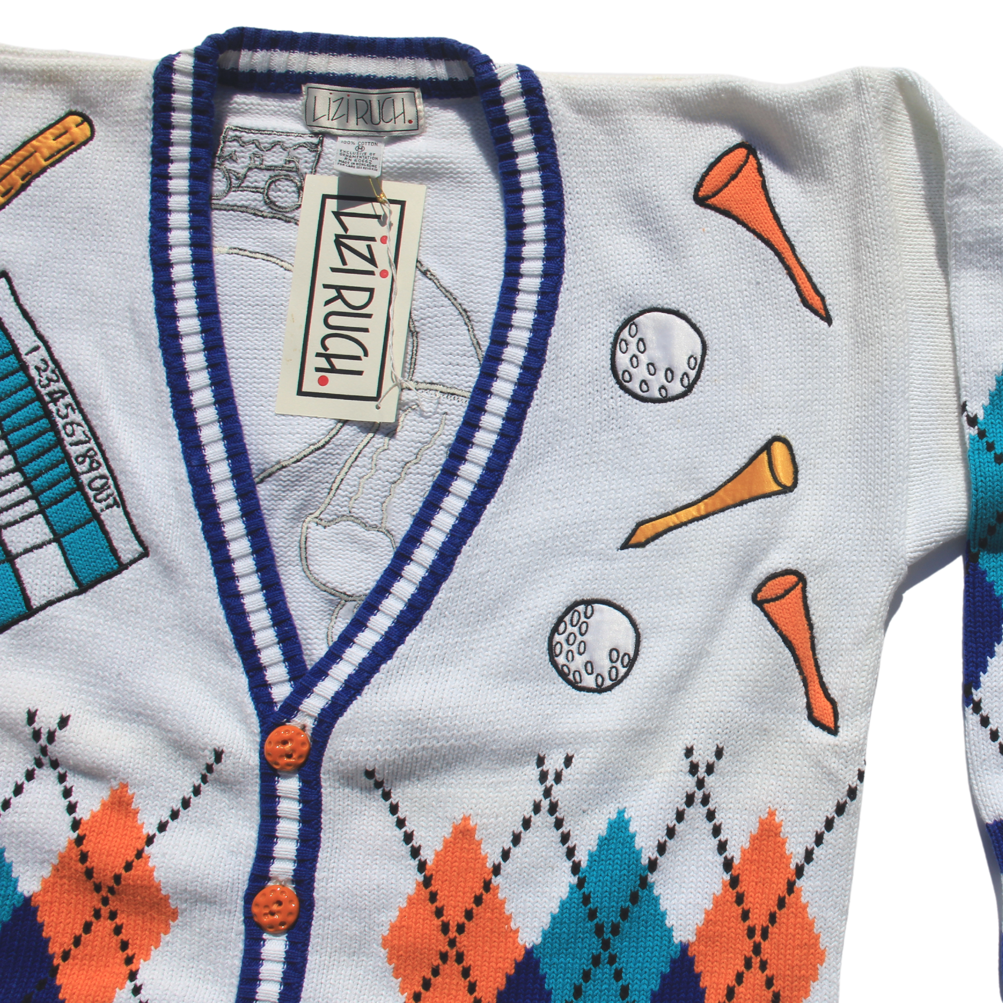 Argyle scorecard cardigan – Artfully Equestrian