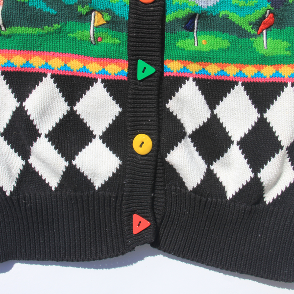 Black diamond golf course sweater vest